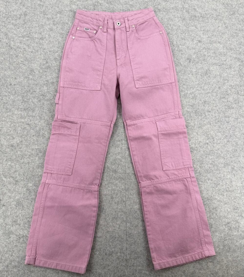NWT The Ragged Priest Pink Combat Cargo Jeans Women's Size 26